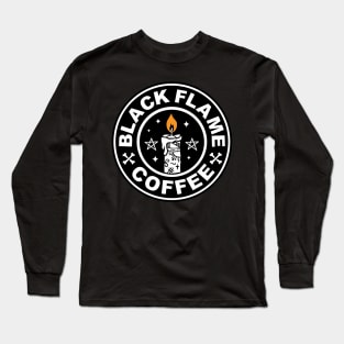 Black Flame Coffee Long Sleeve T-Shirt